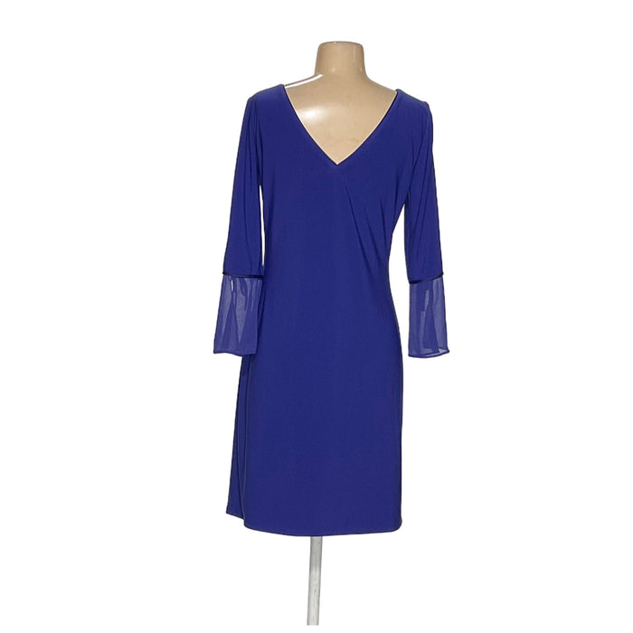 WHBM Blue Midi Sheath Dress - Women's S