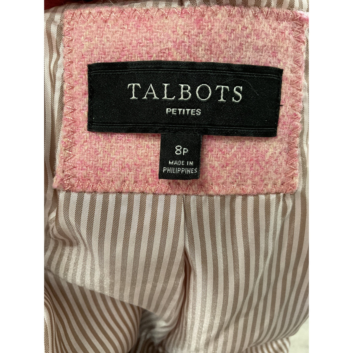 Talbots Women's Pink Blazer, Size 8P