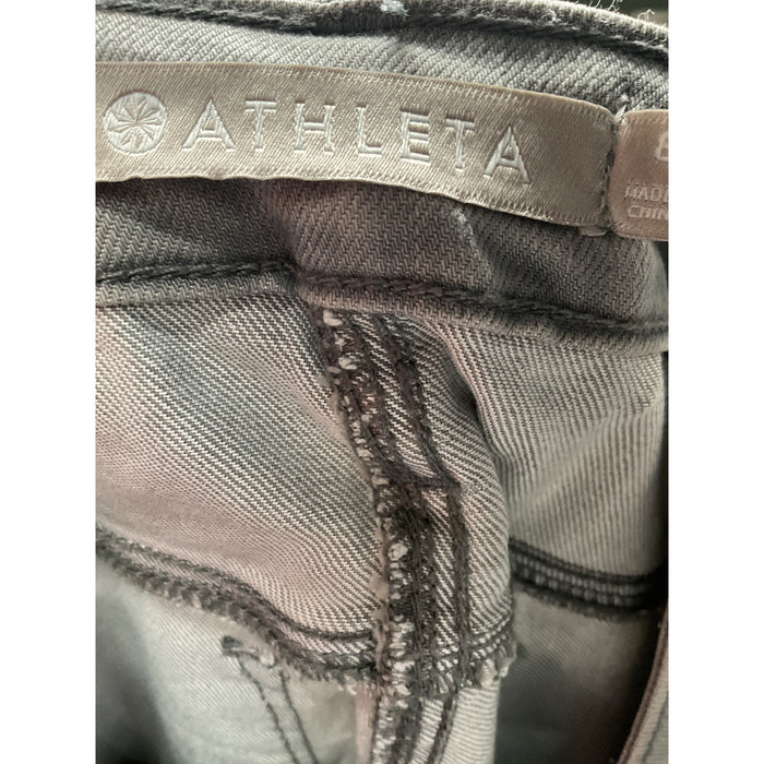 Athleta Women's Gray Ankle Jeans - Size 8