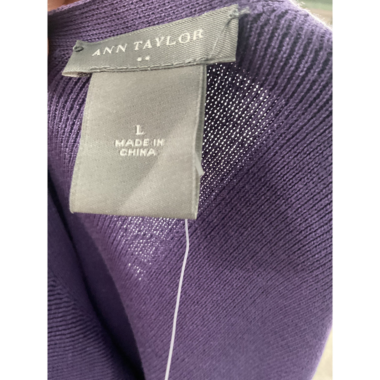 Ann Taylor Silk Blouse - Purple, Size L