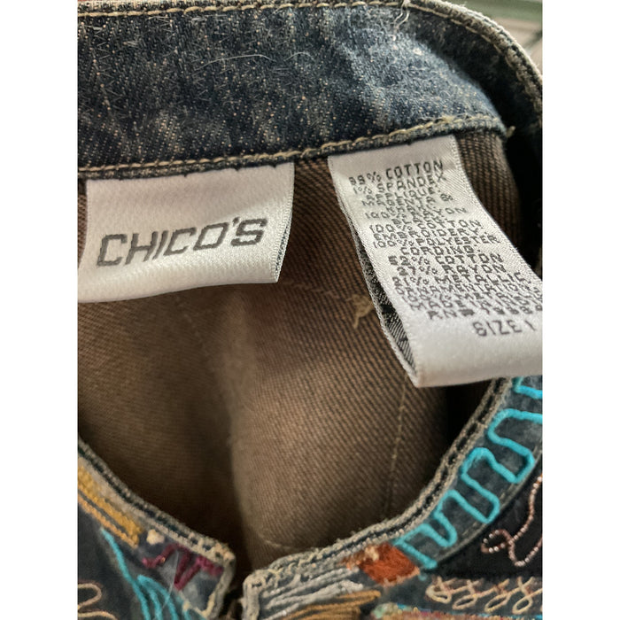 Chico's Multicolor Cotton Jacket