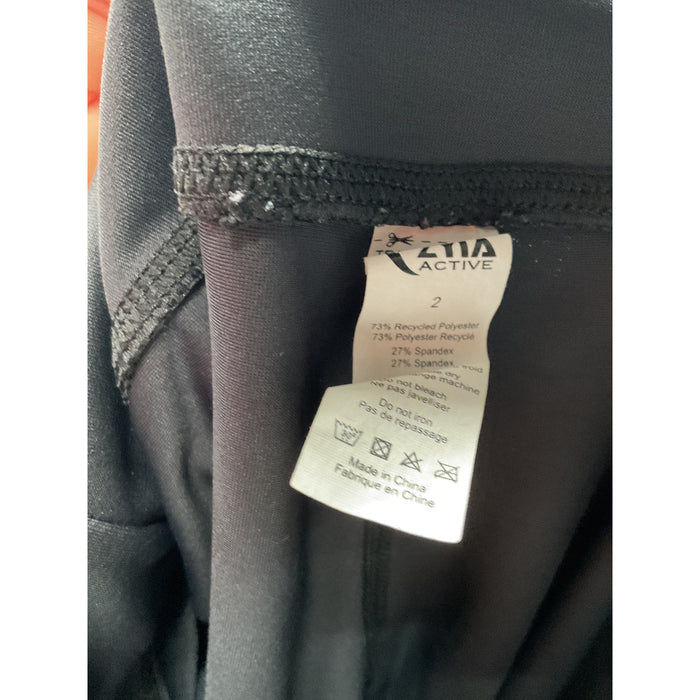 ZYIA Black Capri Leggings, Size 2