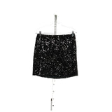 Banana Republic Black Sequin Polka Dot Mini Skirt