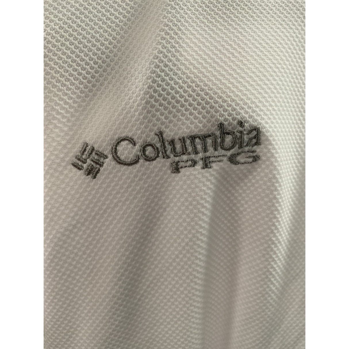 Columbia White Big & Tall Polo XL/TG