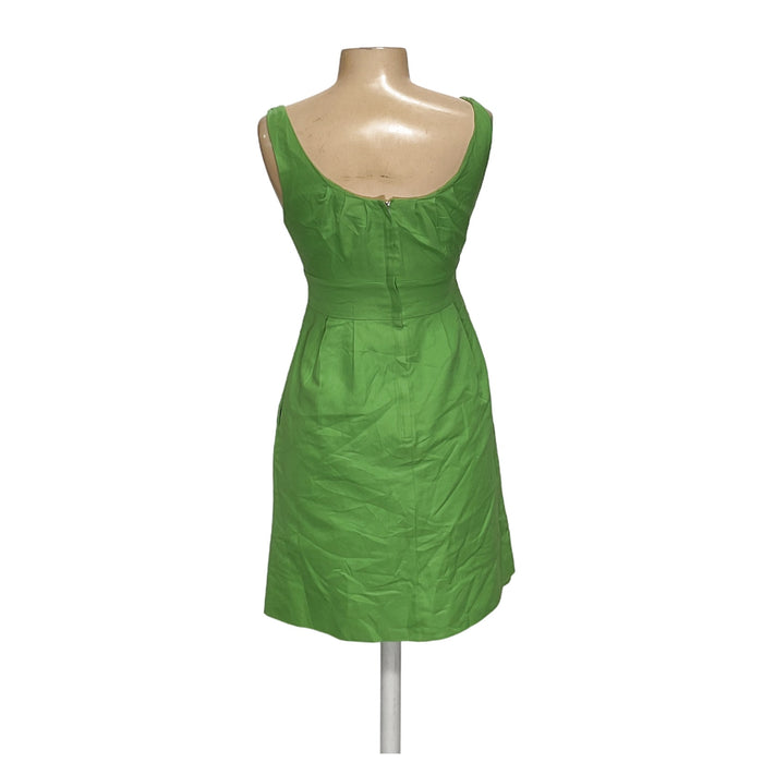 J. Crew Green A-Line Midi Dress - Size 10