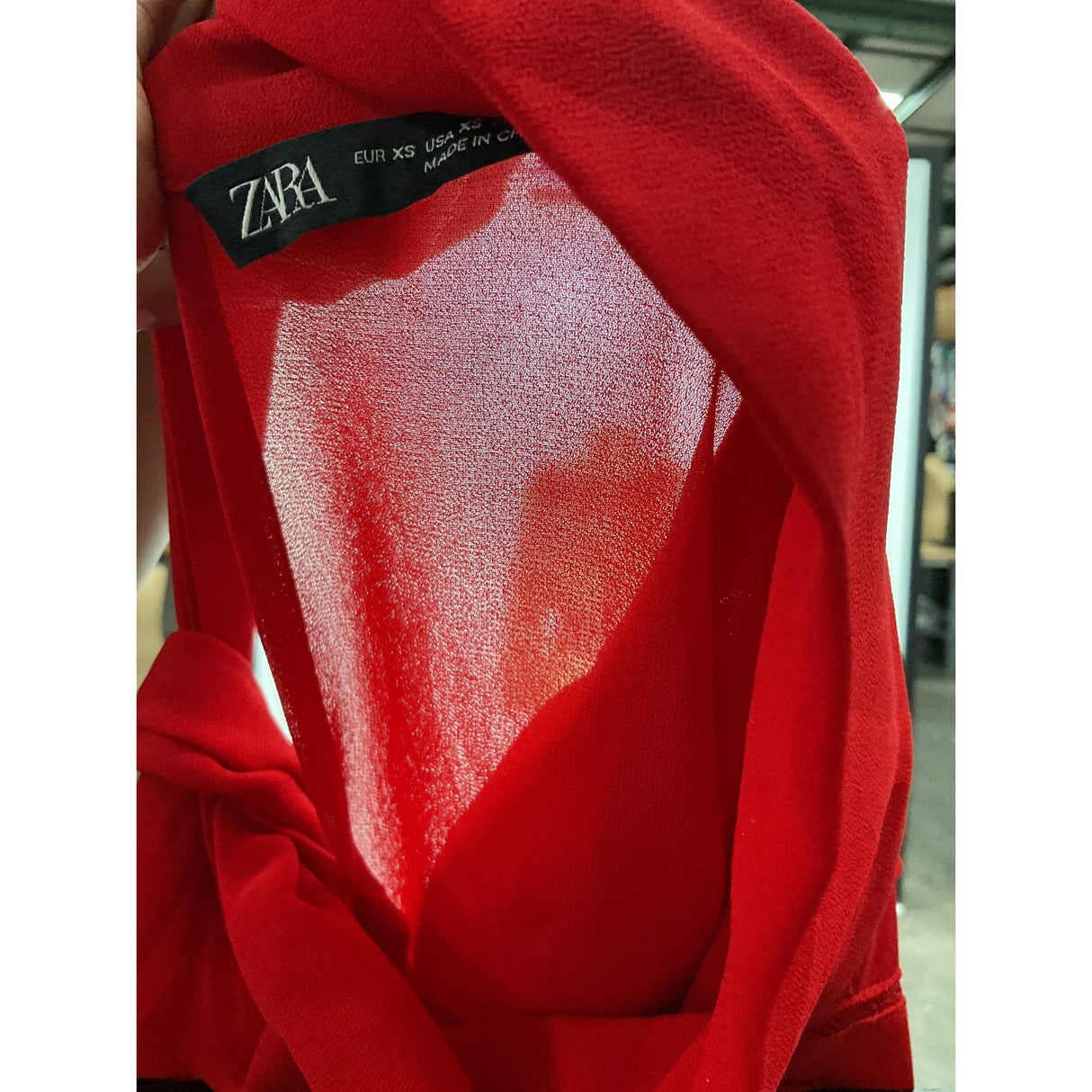 ZARA Red Women's XS Blouse