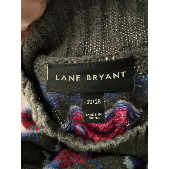 Lane Bryant Gray Sweater Dress-Size 26/28