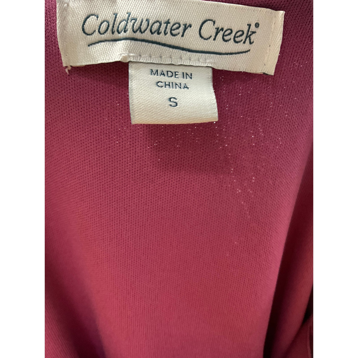 Coldwater Creek Pink A-Line Velour Long Dress