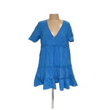 ZARA Blue Shift Dress XL