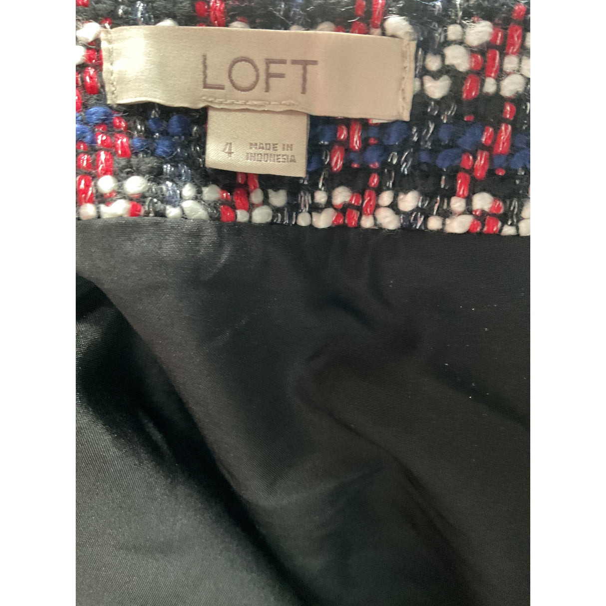 LOFT Multicolor Mini Skirt - Women's Size 4