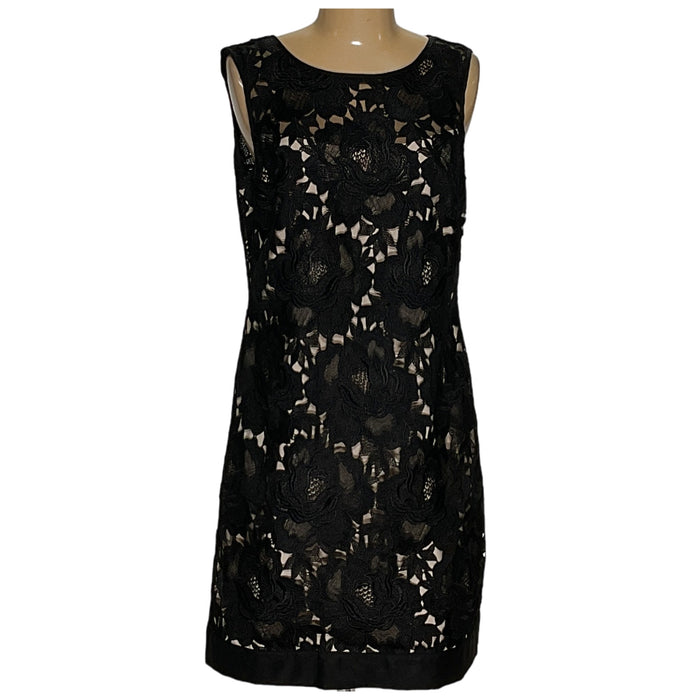 WHBM Black A-Line Dress - Size 6