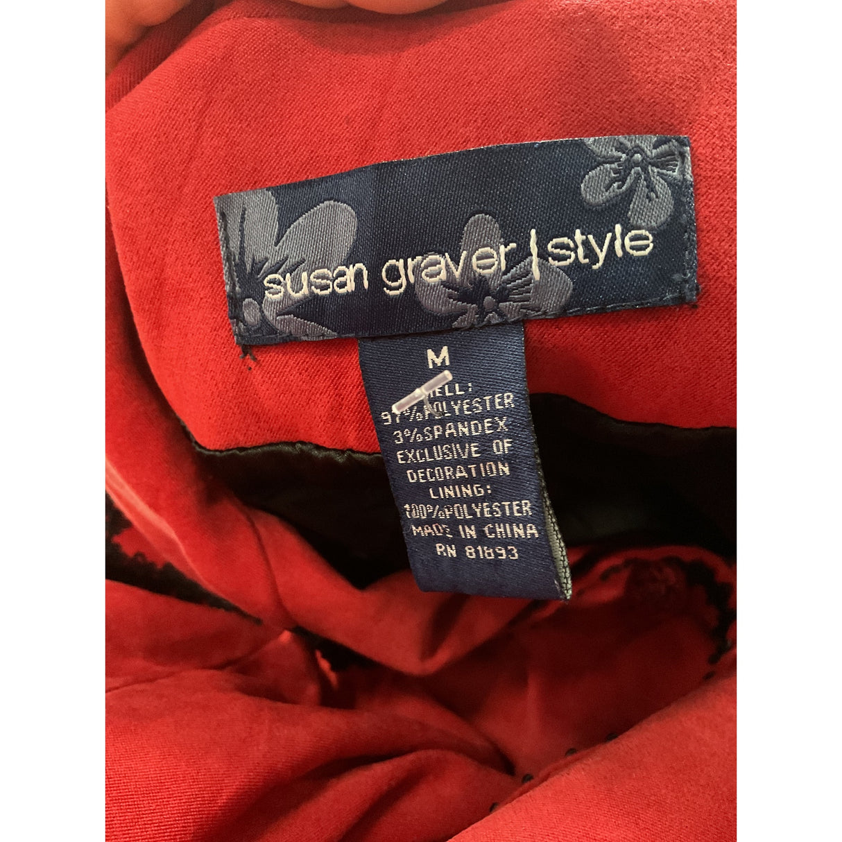 Susan Graver Red Jacket - Women's Size M