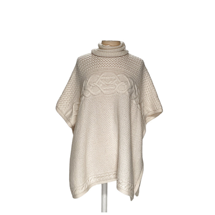 Lauren Ralph Lauren Women's Cream Cape Sweater PM/L