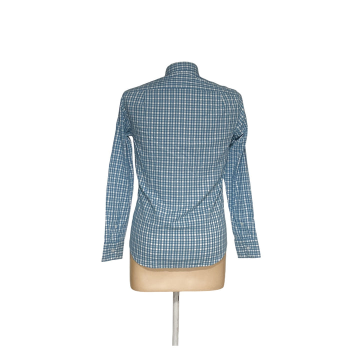 J. Crew Blue Cotton Button-Up Shirt