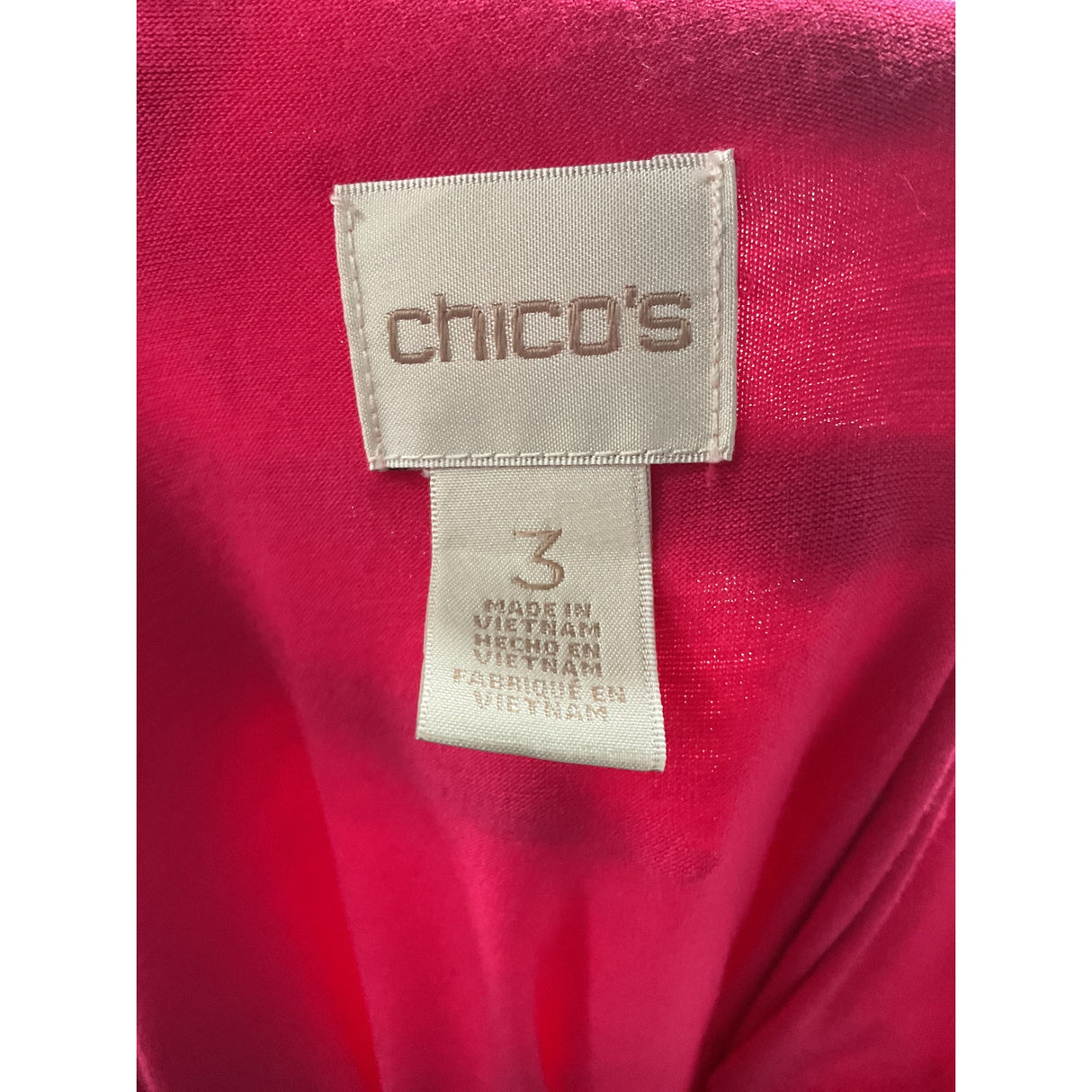 Chico's Pink Plus Size Rayon Blouse