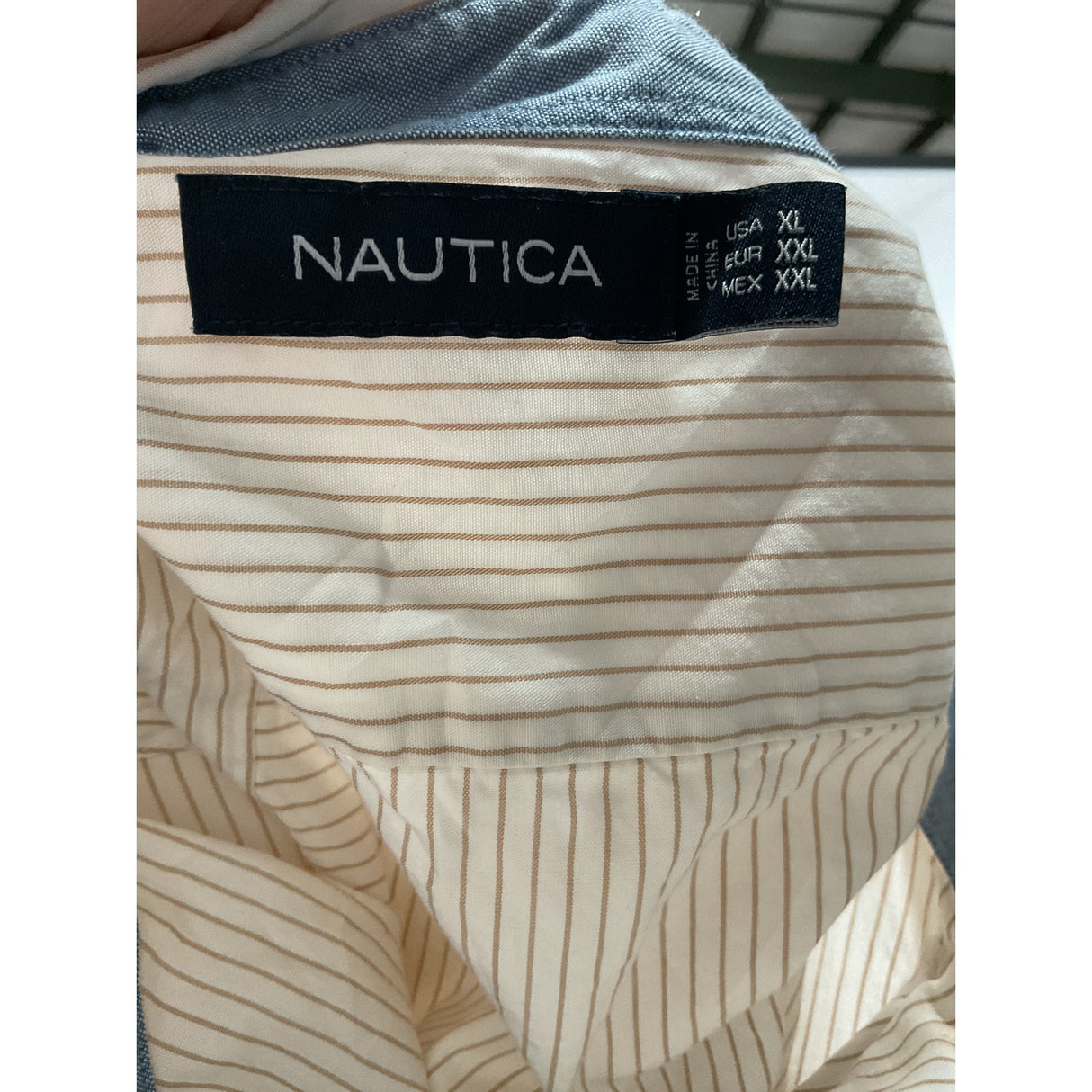 NAUTICA Men's Multicolor XL Dress Shirt