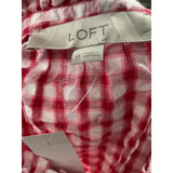 LOFT Multicolor Button-Up Top, M