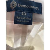 Democracy White Bermuda Shorts - Size 10