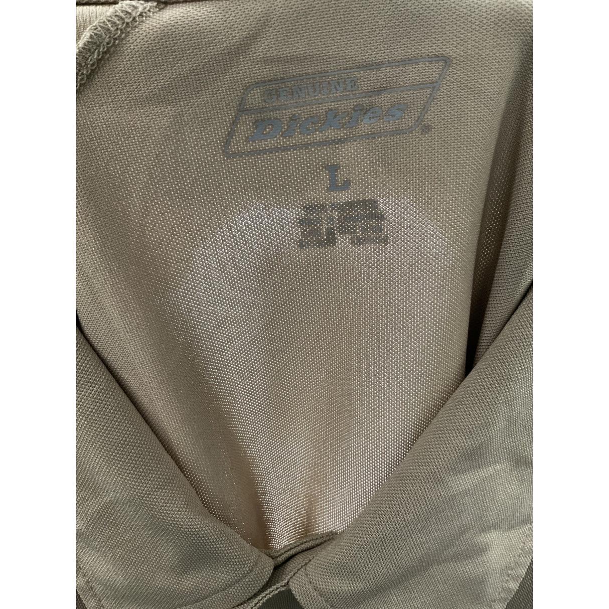 Dickies Brown Polyester Polo Shirt - Men's L