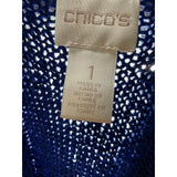 Chico's Blue Pullover Sweater