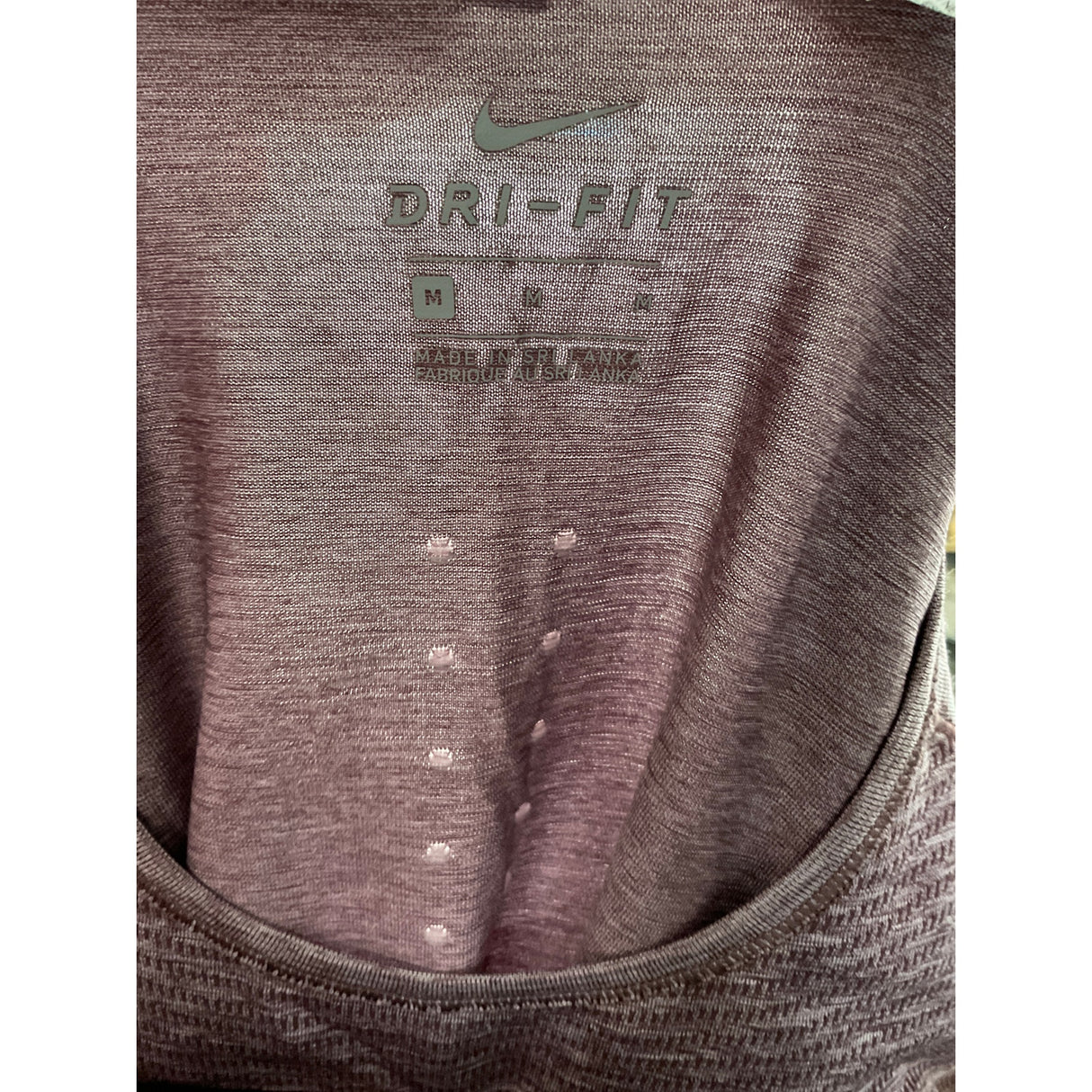 Nike Women's Purple Activewear Top - Size M