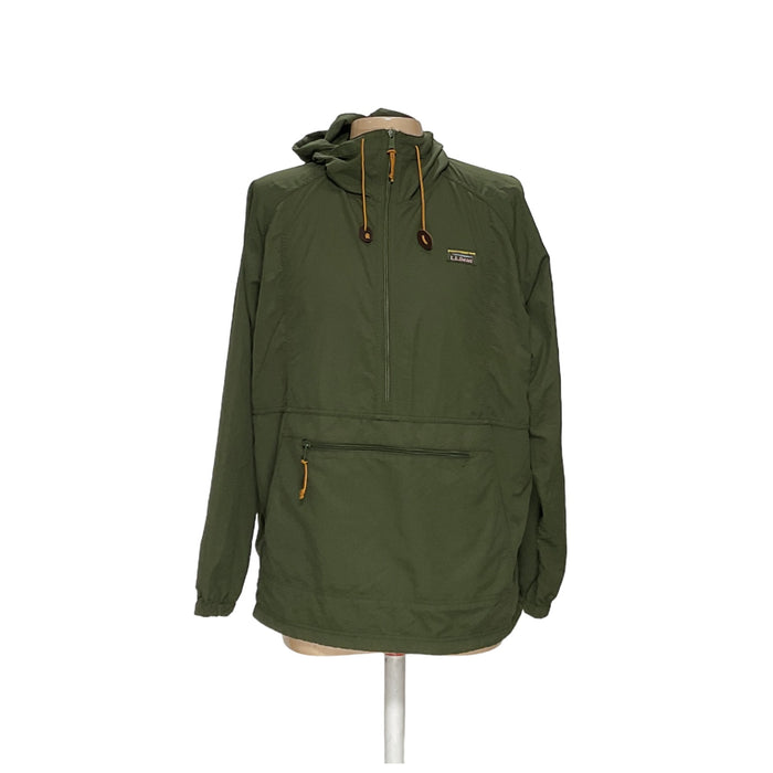 L.L. BEAN Men's Windbreaker Jacket - Green - 2XL