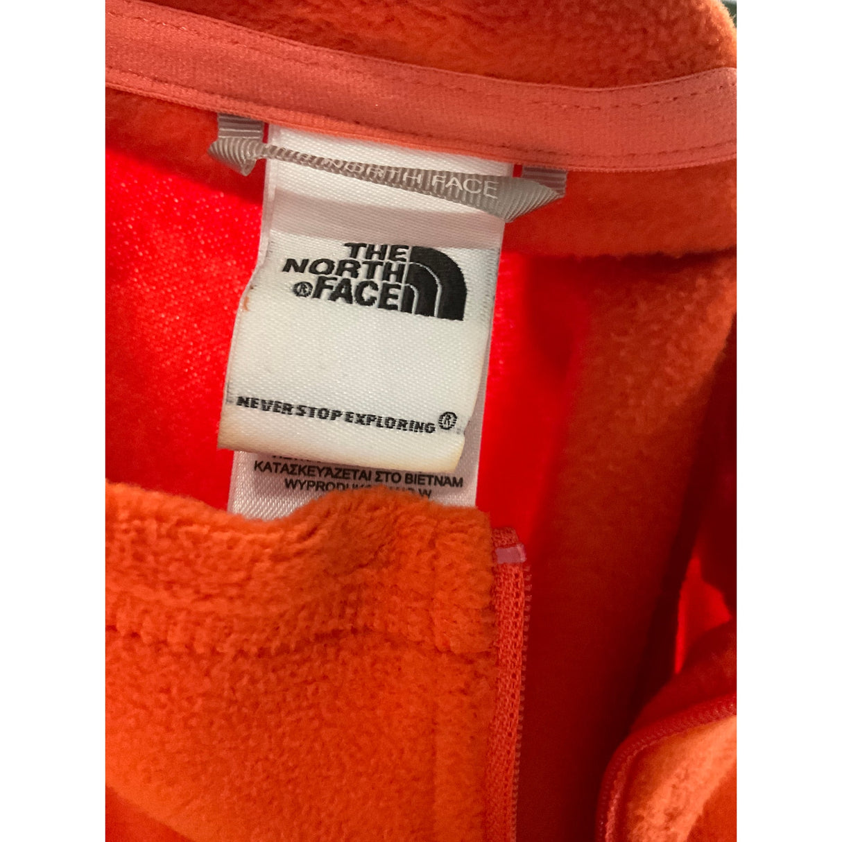 The North Face Orange Henley Sweater - Women's Size S