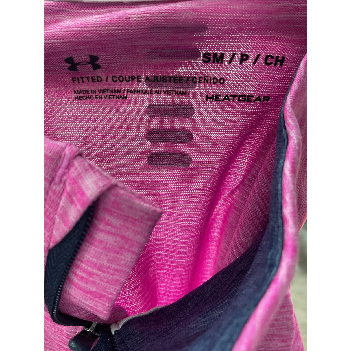 Under Armour Women's Pink Henley Sweatshirt