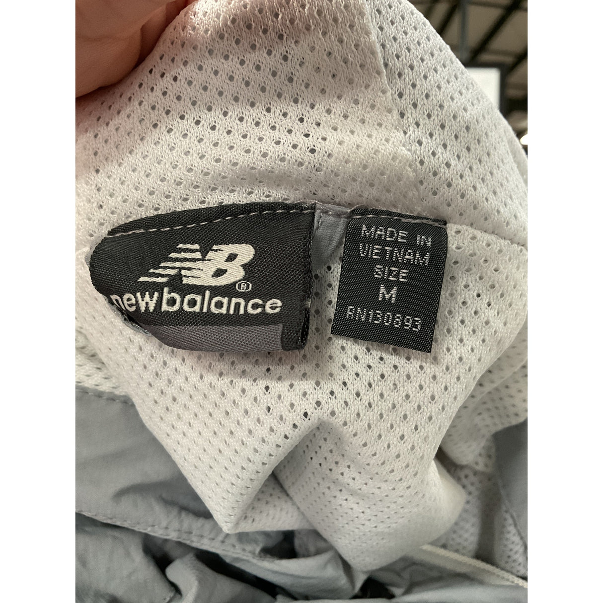 New Balance Gray Windbreaker Jacket, Women's M