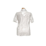 ZARA White Linen Blouse, Size L