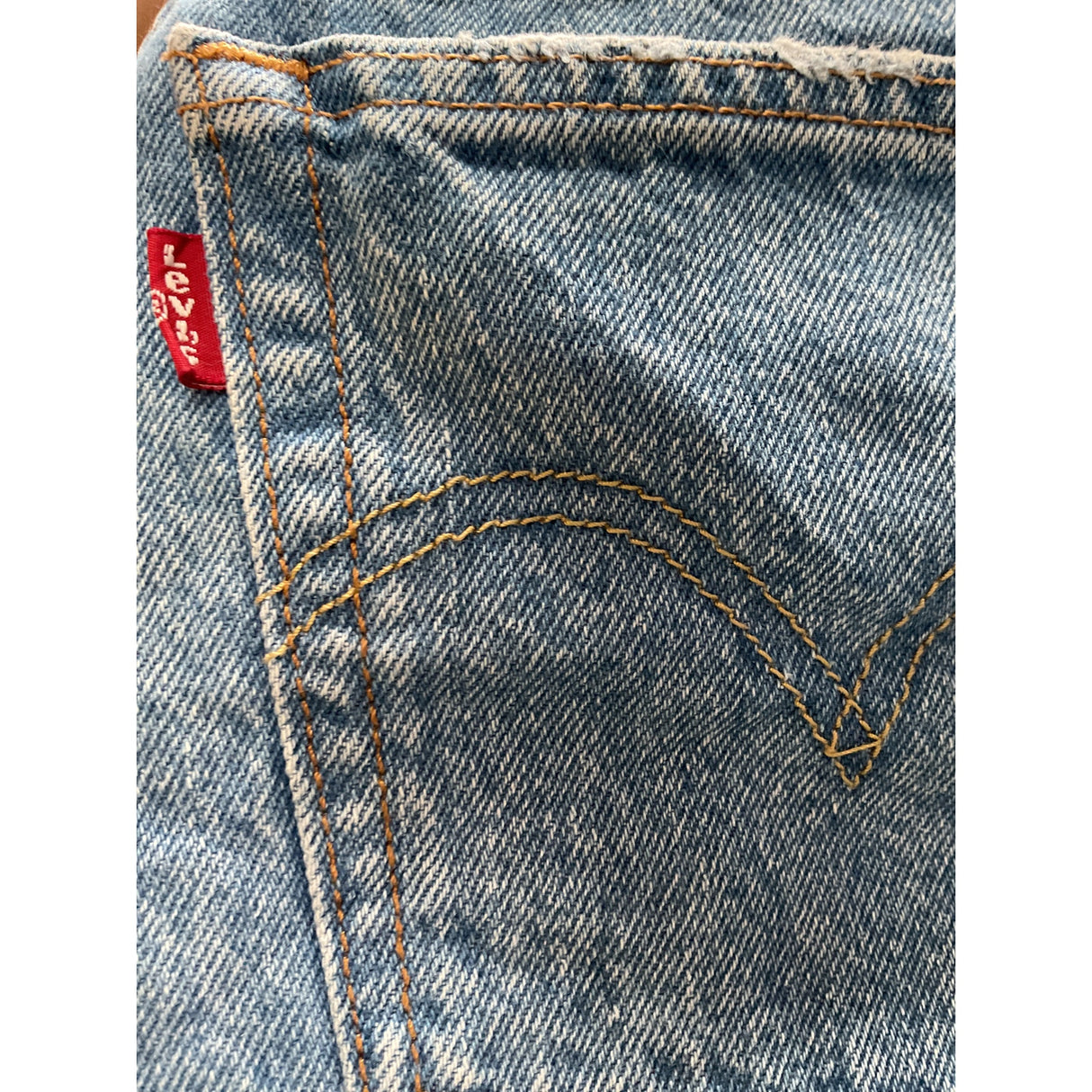 Levi's Blue Denim Bermuda Shorts