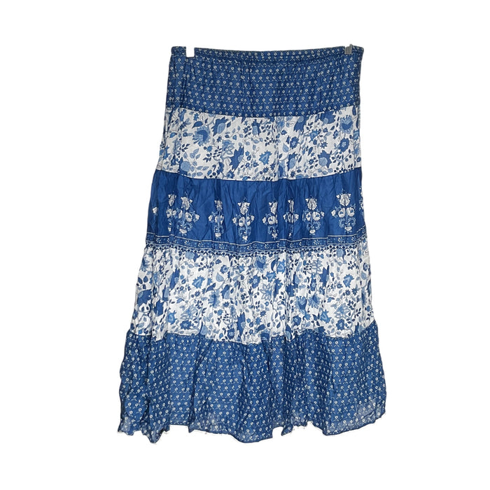 Lauren Ralph Lauren Blue Cotton Skirt