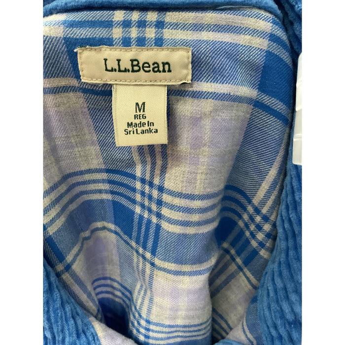 L.L. Bean Women's Blue Cotton Jacket - Size M