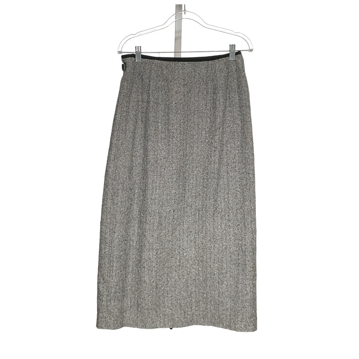 Talbots Gray Wool A-Line Skirt - Size 10