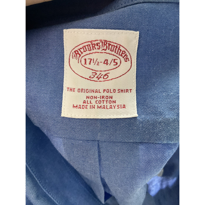 Brooks Brothers 17.5 Blue Dress Shirt