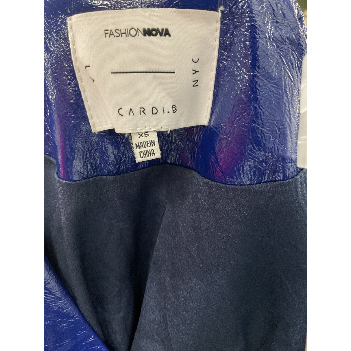 Fashion Nova Blue XS Blazer