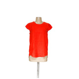 J. Crew 0 Orange Canvas Blouse