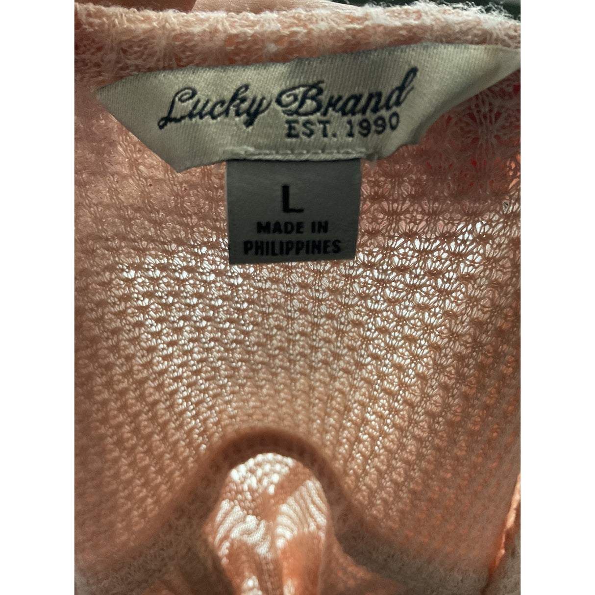 Lucky Brand Pink Cotton Sweater