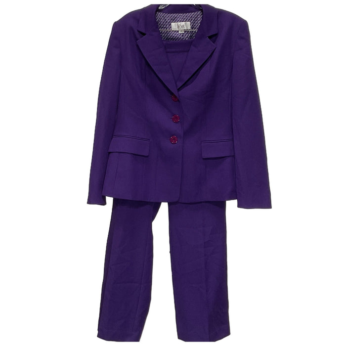 Le Suit Purple Women's Outfit/Set - Size 12