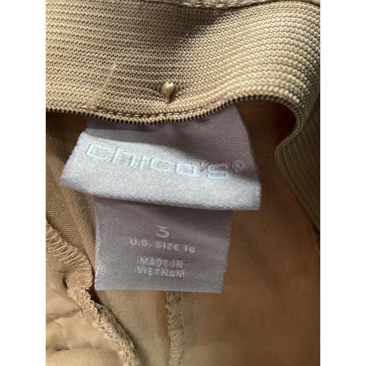 Beige Chico's Capri Pants