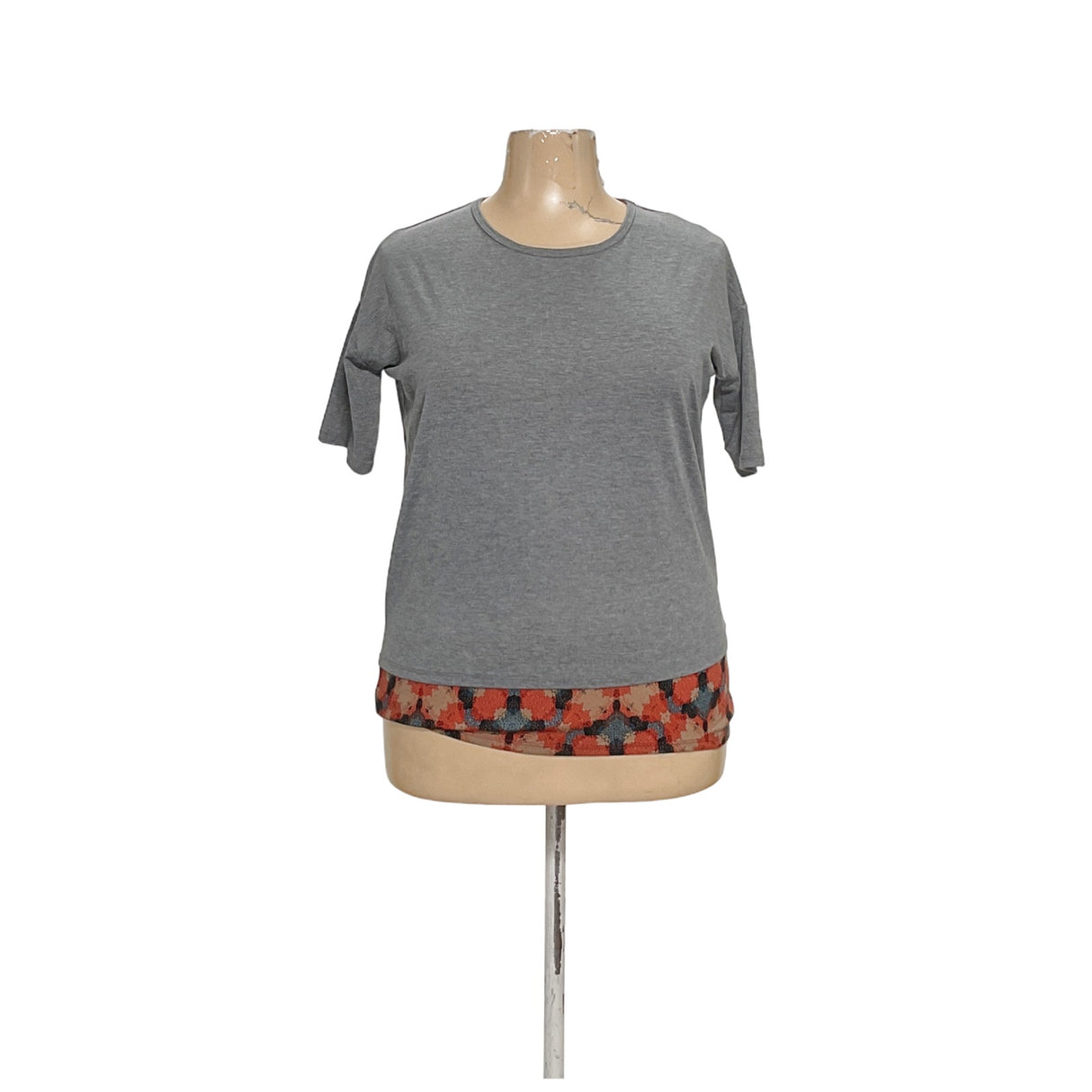 Lularoe Gray XS Blouse - 31 in, 25 in.