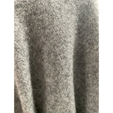 Tahari Gray Wool Cape Sweater - Women's L