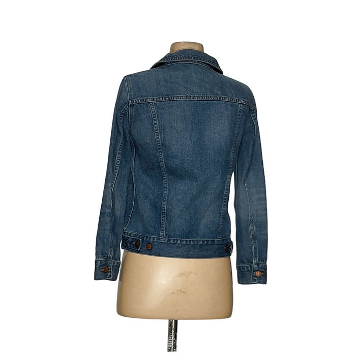 MADEWELL Blue Cotton Basic Jacket (Size S)