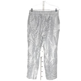 Chico's Silver Cropped Pants - Size 0.5