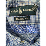 Ralph Lauren Men's Blue Dress Shirt - Size L