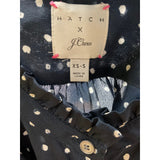 J. Crew Blue Silk Polka Dot Blouse - Size XS