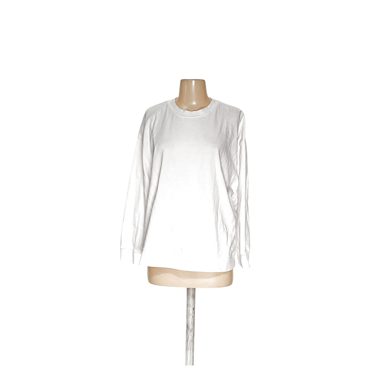 ZARA Women's White Cotton Knit Blouse