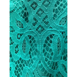 LOFT Green Lace A-Line Skirt - Size 2