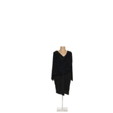 DKNY Black Formal/Business Knee Length Dress