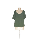 LOFT Green Rayon Blouse - Women's Regular M